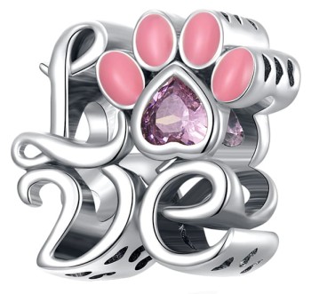 Charms Srebro 925 - LOVE, Zwierzęta Czerwiński