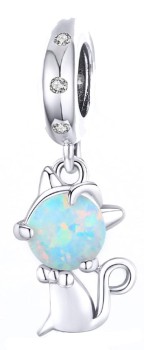 Charms Srebro 925 - Kotek Holo Czerwiński