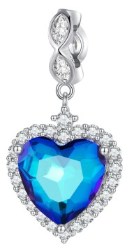 Charms Srebro 925 - Serce Oceanu Czerwiński