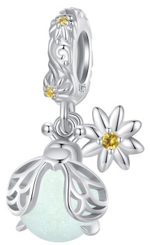 Charms Srebro 925 - Świetlik, Robaczek Świętojański Czerwiński