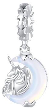 Charms Srebro 925 - Fantastyczny Jednorożec Czerwiński