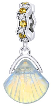 Charms Srebro 925 - Połyskująca Muszla Czerwiński