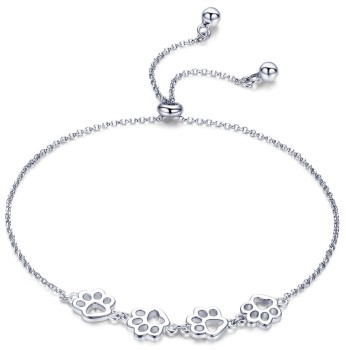 Bransoletka Srebrna 925 - Łapka Za Łapką Czerwiński